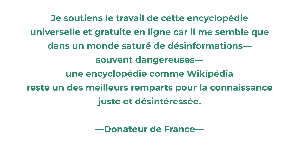 Donor quote from France